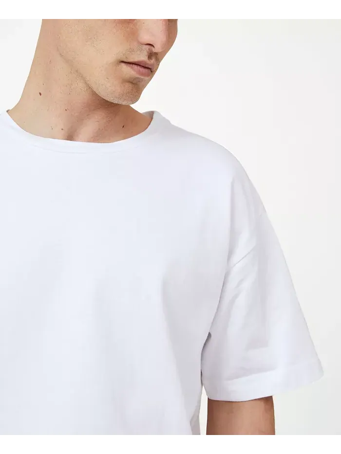 Мужская футболка Heavy Weight COTTON ON — изображение 3 из 4, белый