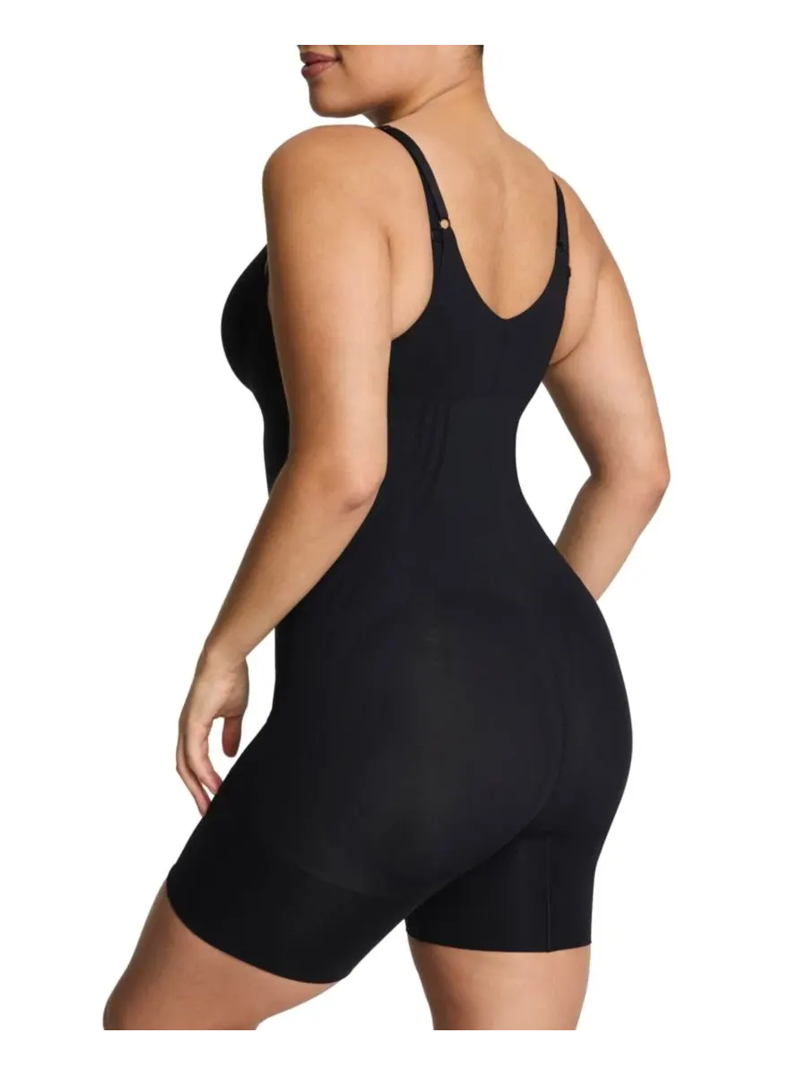 Женский боди с открытой грудью и длиной до середины бедра 10606R SPANX — изображение 3 из 3, черный