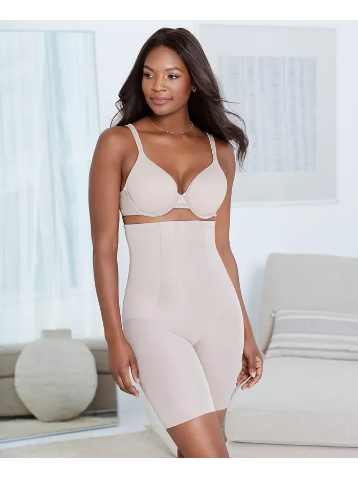 Утягивающие шорты с высокой посадкой Extra Firm 2709 Miraclesuit — изображение 6 из 8, бежевый