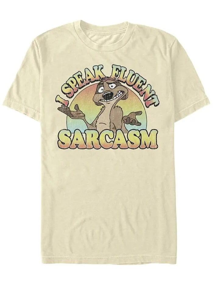 Мужская футболка с круглым вырезом Sarcasm с короткими рукавами Fifth Sun — изображение 1 из 1, прозрачный