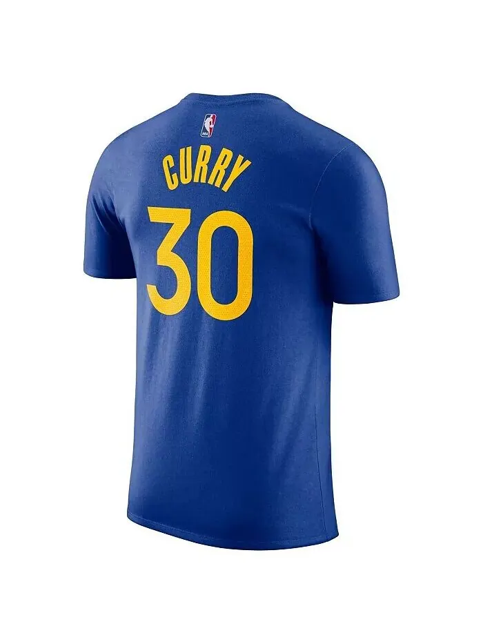 Мужская футболка с именем и номером Стивена Карри Royal Golden State Warriors Icon 2022/23 Nike — изображение 2 из 3