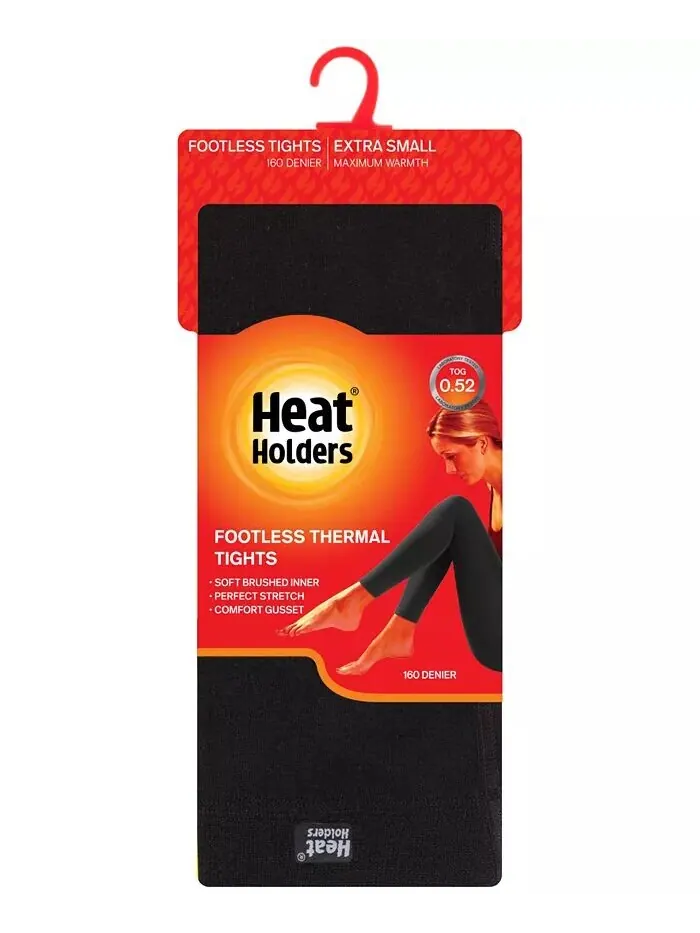 Женские термоколготки без стопы Sophia Heat Holders — изображение 1 из 1, черный