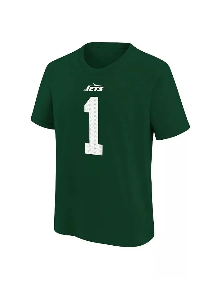 Футболка Big Boys and Girls Ahmad Sauce Gardner Green New York Jets с именем игрока и номером Nike — изображение 3 из 3