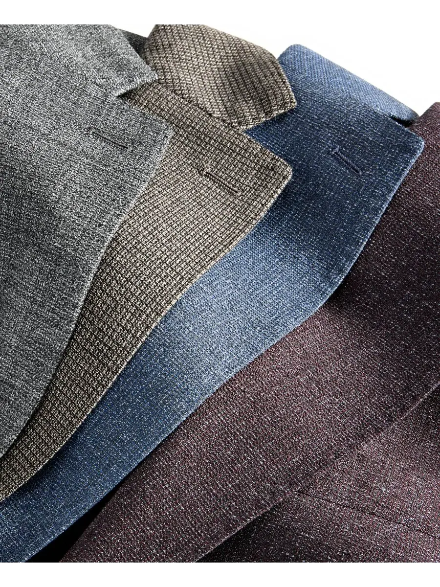 Пиджак с фактурной тканью, Slim Fit Calvin Klein — изображение 4 из 4, серый