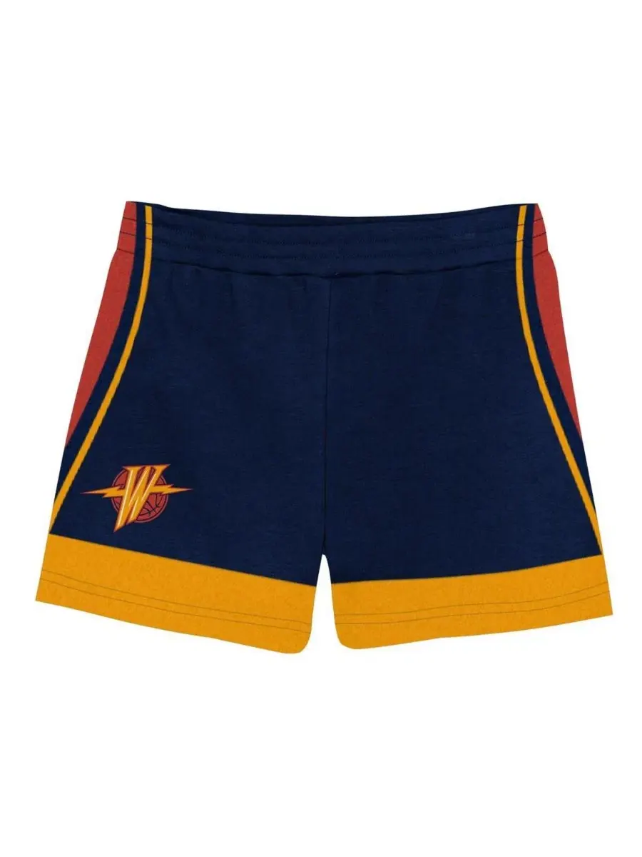 Детский комплект из футболки и шорт с принтом Stephen Curry Navy Golden State Warriors Mitchell & — изображение 4 из 5