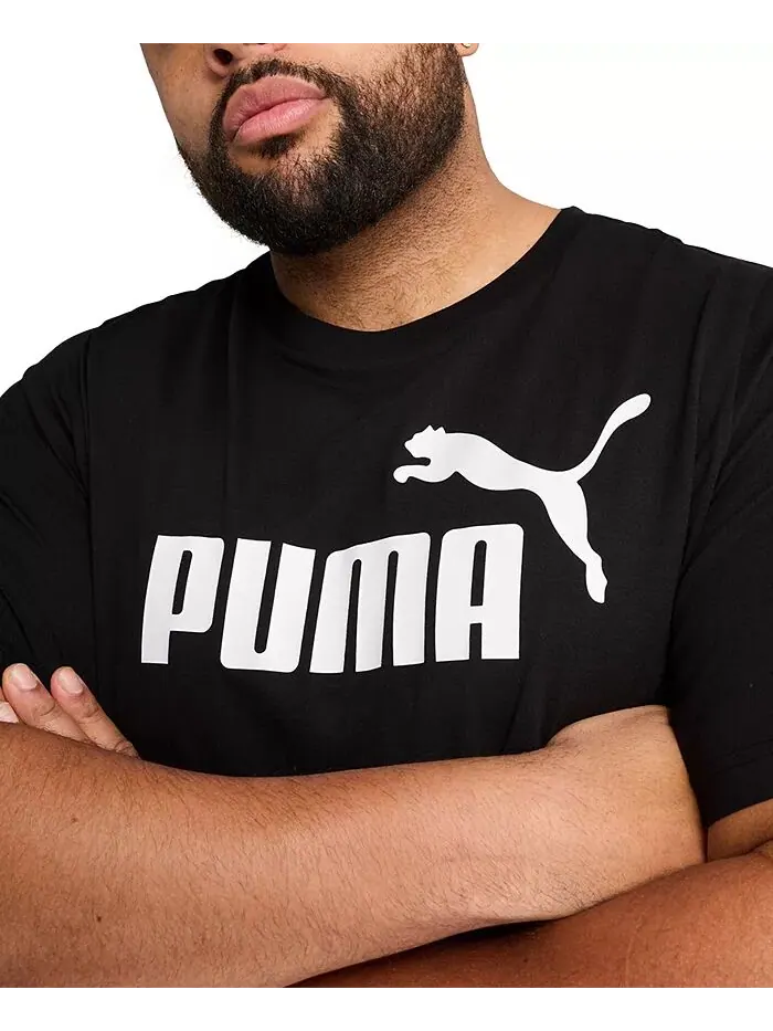 Мужская футболка с логотипом Essential Puma — изображение 3 из 5, синий