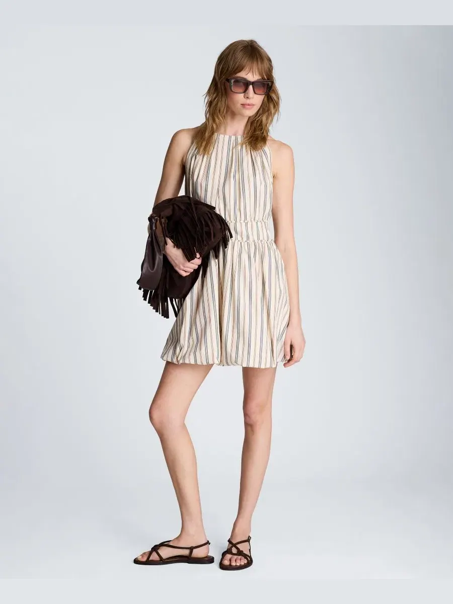 Платье мини с хлопковым принтом Kenneth Cole — изображение 2 из 6, мульти