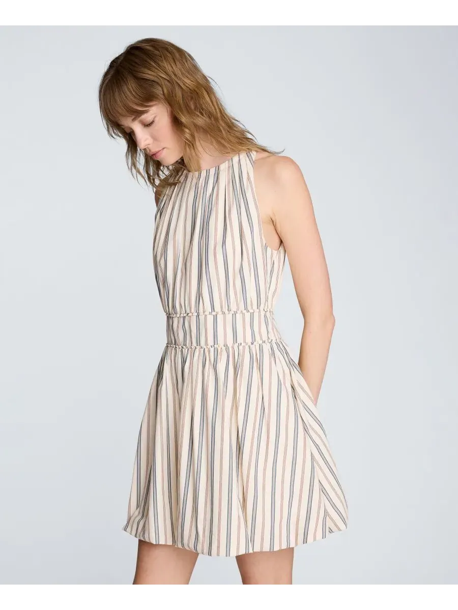 Платье мини с хлопковым принтом Kenneth Cole — изображение 4 из 6, мульти
