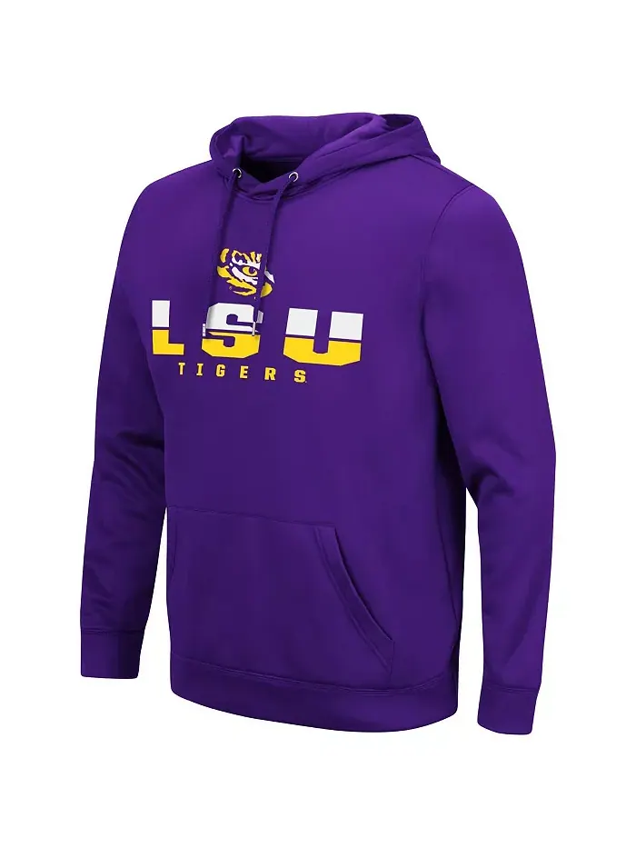 Мужская толстовка с капюшоном LSU Tigers Lantern Colosseum — изображение 4 из 5, белый