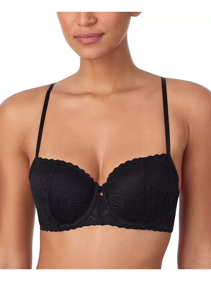 Женский кружевной балконетный бюстгальтер Deco DK7555 DKNY — изображение 1 из 3, черный