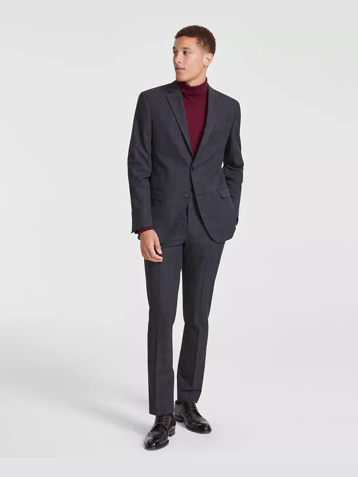 Мужской костюм Modern-Fit Nested DKNY — изображение 1 из 1, черный