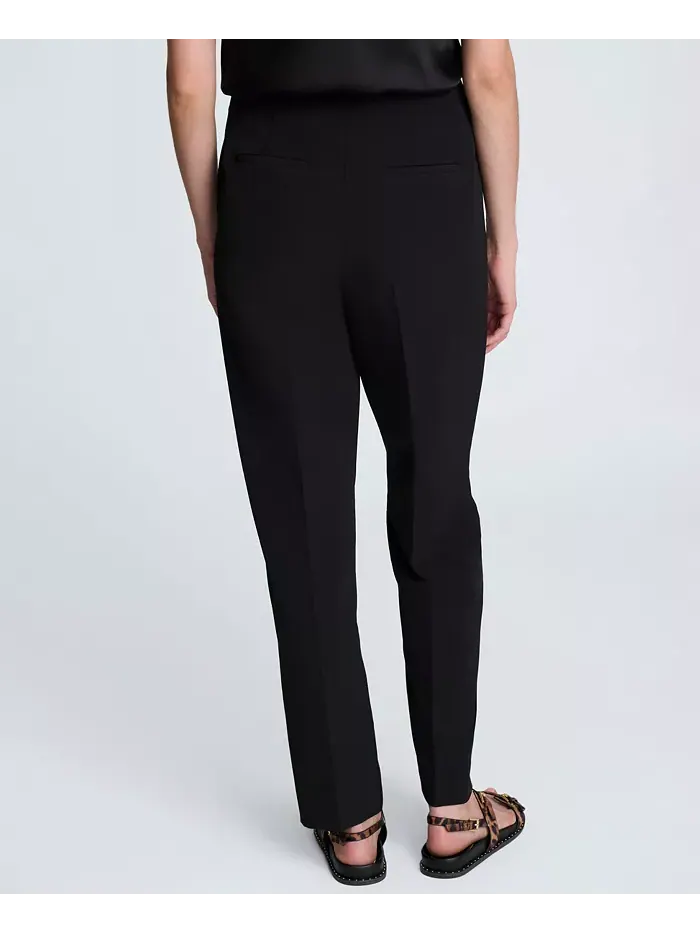 Женские брюки прямого кроя из роскошного твила Kenneth Cole — изображение 2 из 5, черный