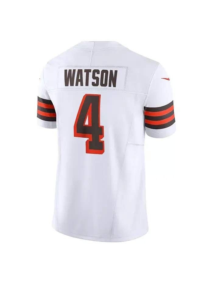 Мужская лимитированная футболка Cleveland Vapor F.U.S.E. Deshaun Watson Nike — изображение 2 из 5, белый
