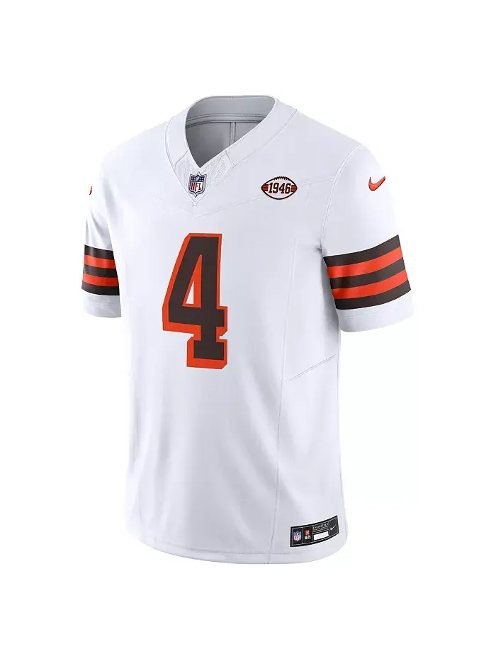 Мужская лимитированная футболка Cleveland Vapor F.U.S.E. Deshaun Watson Nike — изображение 3 из 5, белый