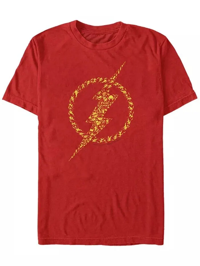 Мужская футболка DC с короткими рукавами и логотипом Flash Icon Fifth Sun — изображение 1 из 1