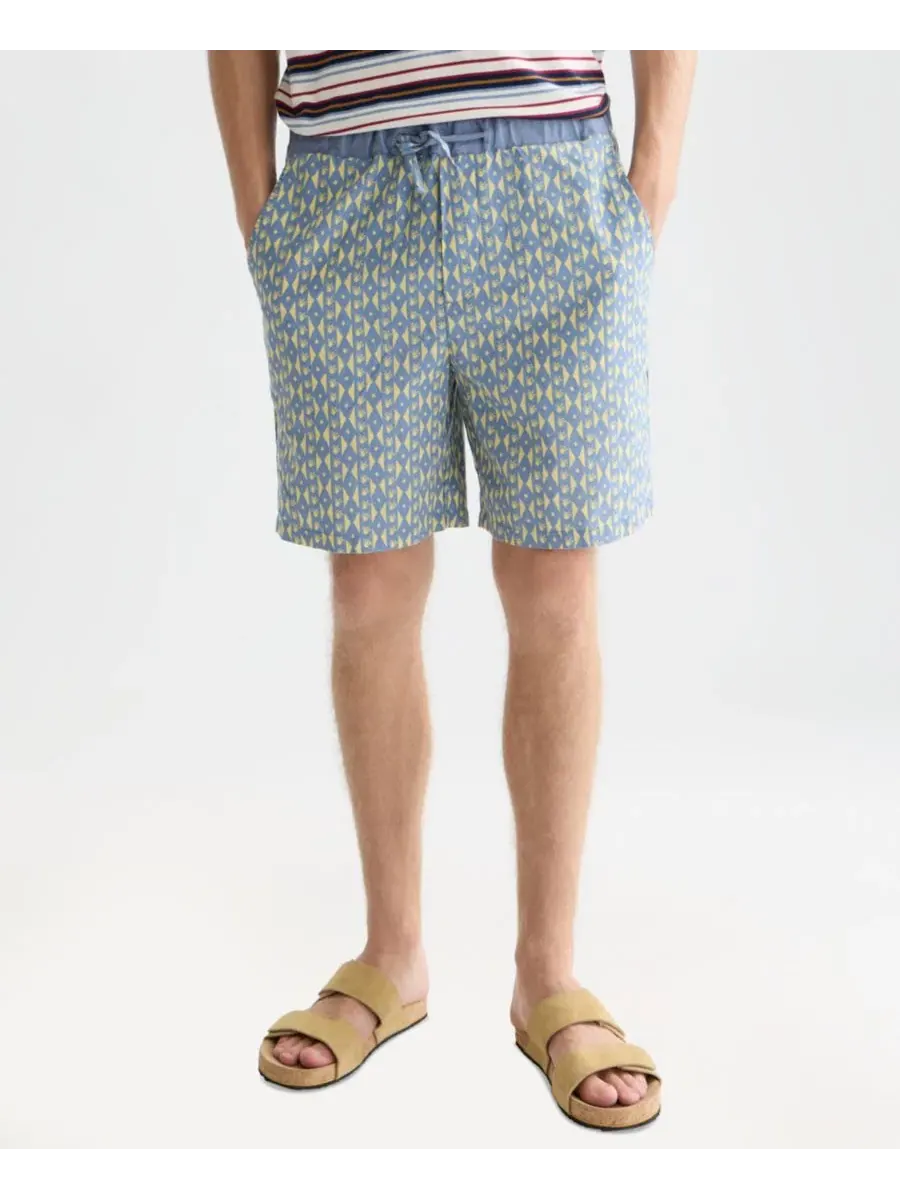 Мужские бермуды Fave из льняной смеси с принтом Scotch & Soda — изображение 1 из 6, серый