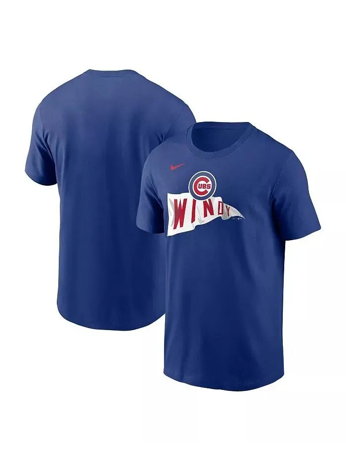 Мужская футболка Royal Chicago Cubs Local Home Town Nike — изображение 1 из 3, королевский