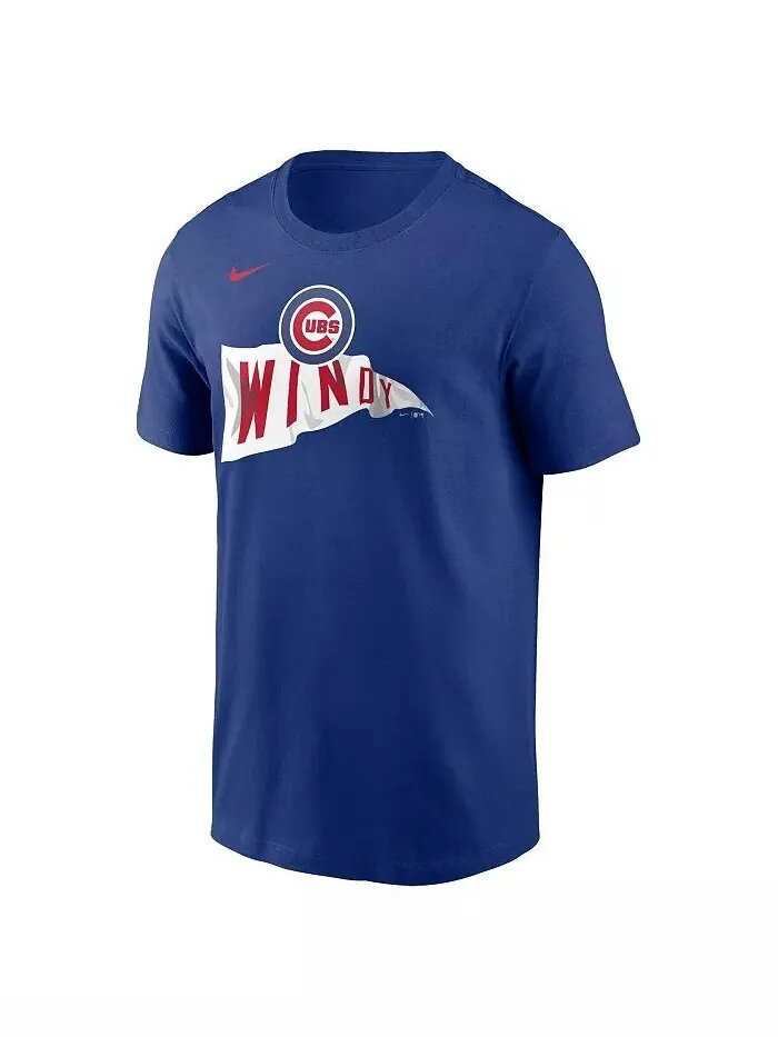 Мужская футболка Royal Chicago Cubs Local Home Town Nike — изображение 2 из 3, королевский