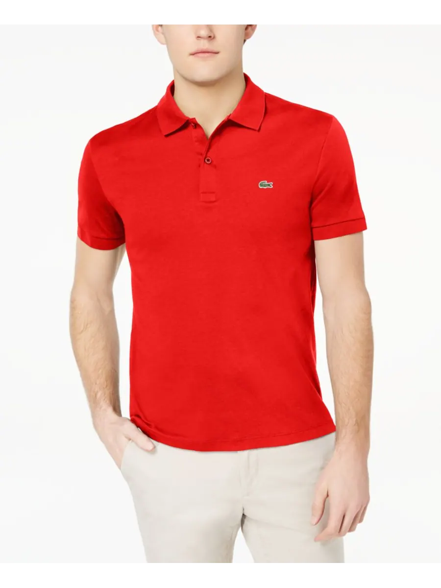 Поло-рубашка Lacoste Мужская, стандартный крой, мягкая на ощупь — изображение 1 из 3