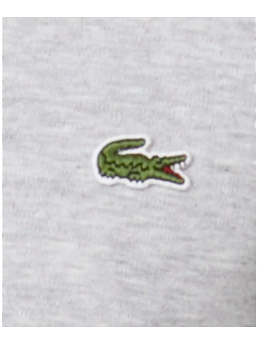 Поло Lacoste Мужская, стандартный крой, мягкий хлопок — изображение 2 из 2, серебряный