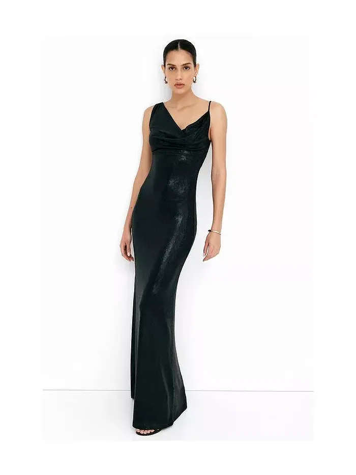 Женское платье Liberty Metallic Marcella — изображение 1 из 6, оникс