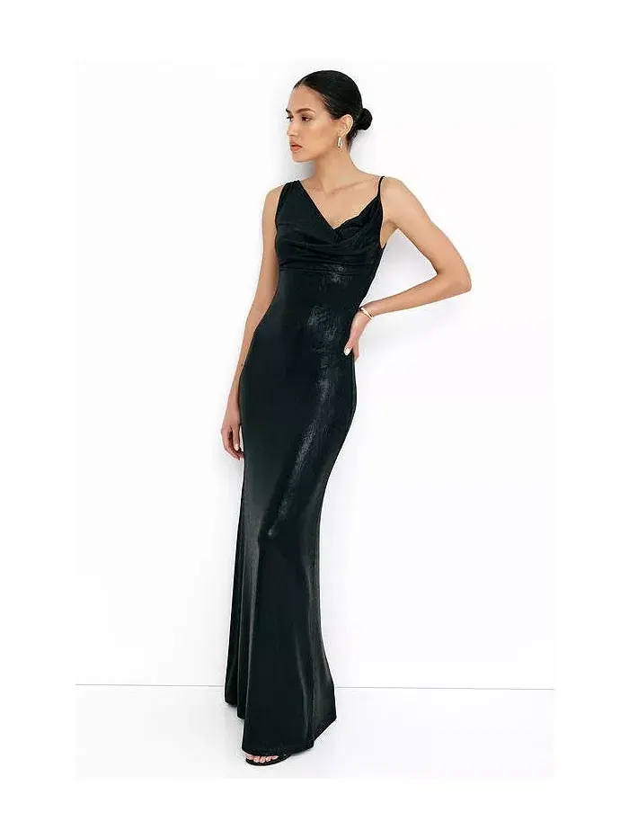 Женское платье Liberty Metallic Marcella — изображение 5 из 6, оникс