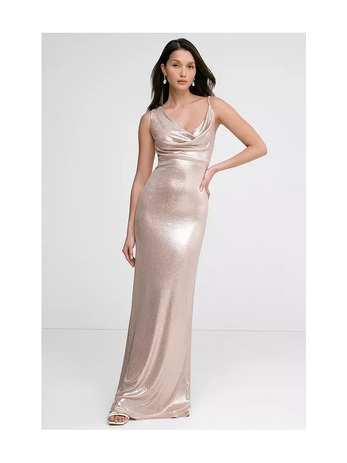 Женское платье Liberty Metallic Marcella — изображение 4 из 5, серебристый