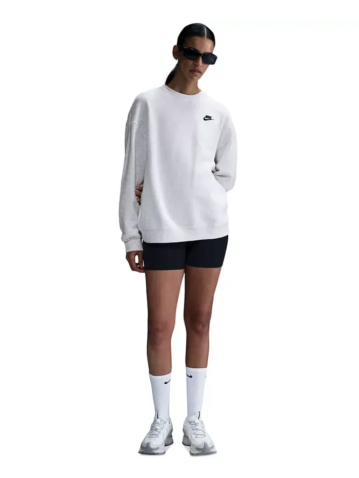 Спортивная одежда для женщин: свободный худи Club Fleece с круглым вырезом Nike