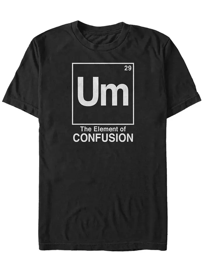 Мужская футболка Element of Confusion с коротким рукавом Fifth Sun — изображение 1 из 3, черный