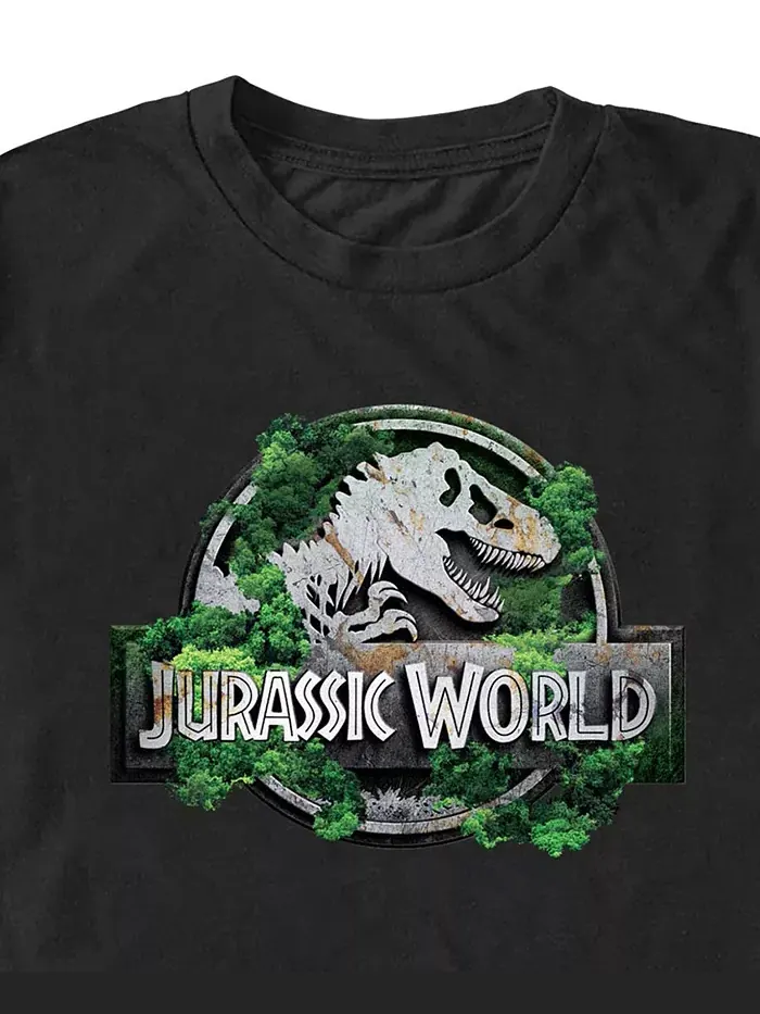 Мужская футболка с коротким рукавом Jurassic World Rebirth Fifth Sun — изображение 2 из 3, черный