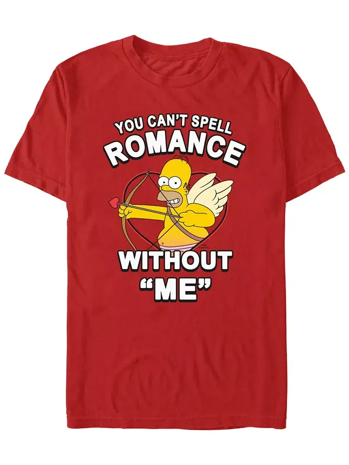 Мужская футболка The Simpson's Not Today с коротким рукавом Fifth Sun — изображение 1 из 3, красный