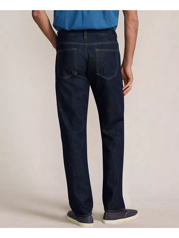 Мужские джинсы Selvedge Lands' End — изображение 2 из 4, синий