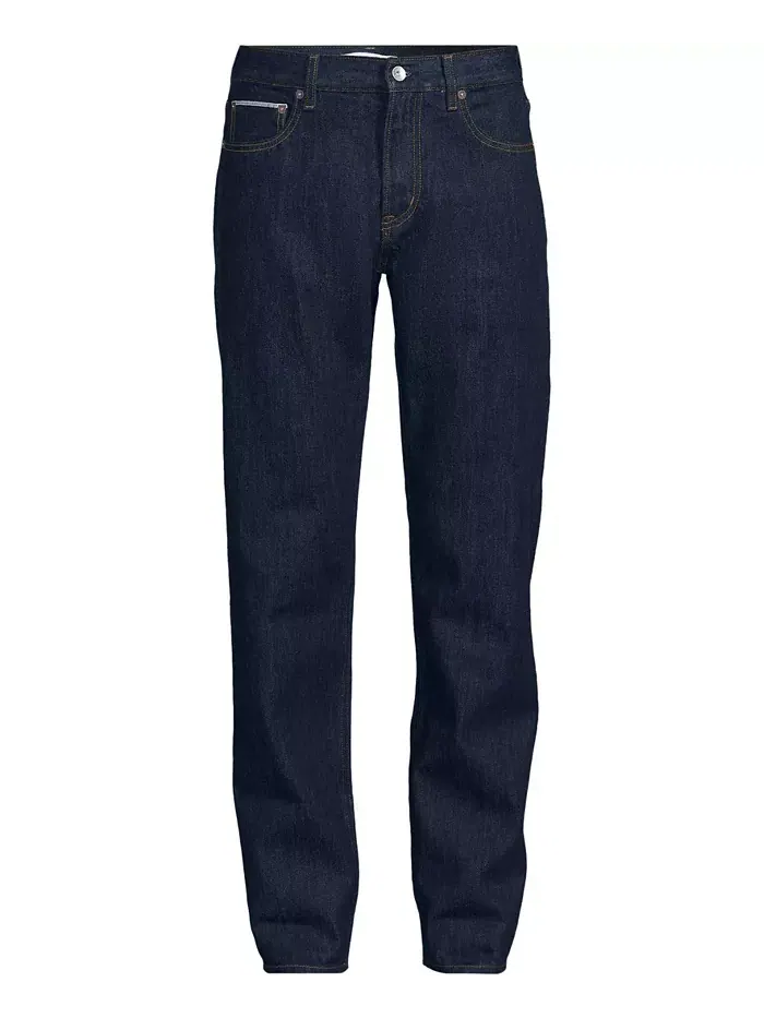 Мужские джинсы Selvedge Lands' End — изображение 3 из 4, синий