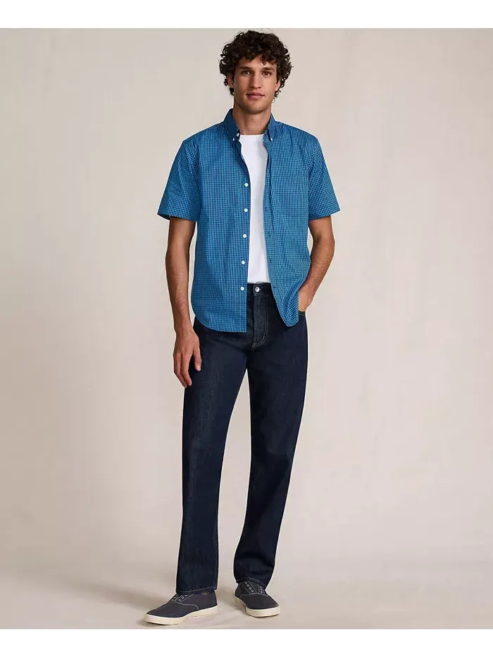 Мужские джинсы Selvedge Lands' End — изображение 4 из 4, синий