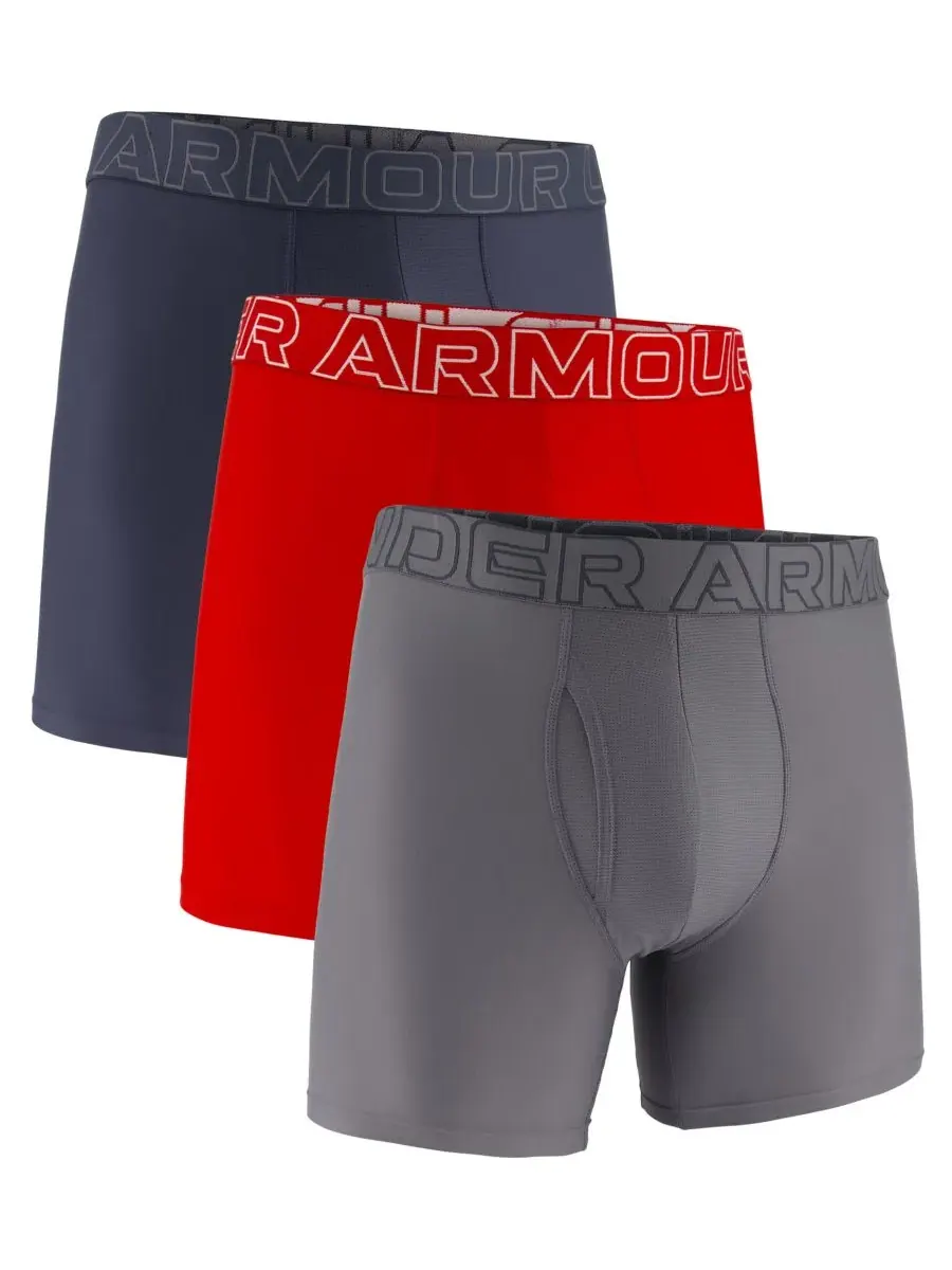 Мужские боксерские трусы Boxerjock Performance Tech Solid, комплект из 3 штук Under Armour