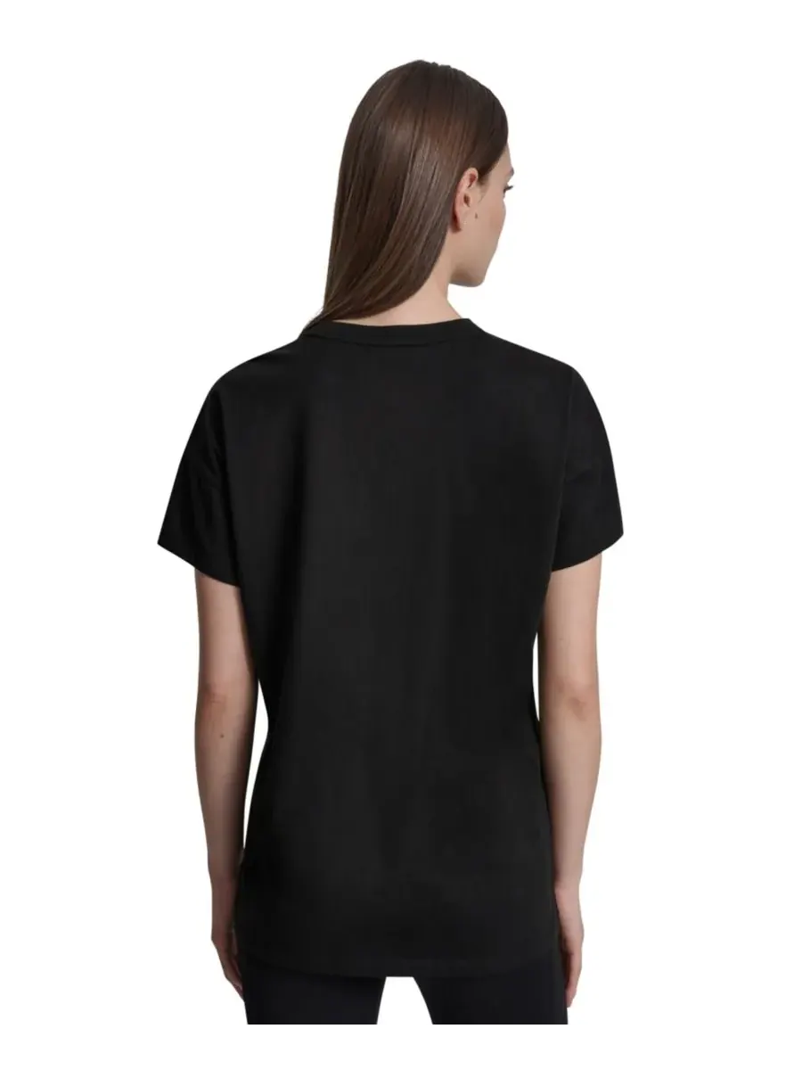 Футболка с коротким рукавом DKNY New York 1989 с логотипом DKNY Sport — изображение 4 из 5, черный