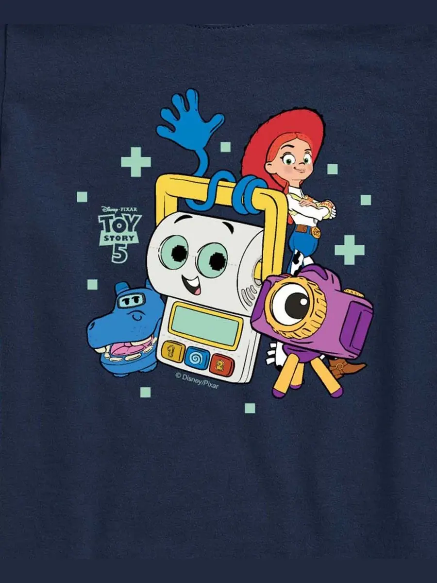 Детская футболка с коротким рукавом, размеры 2T-5T Disney — изображение 3 из 3, темно-синий