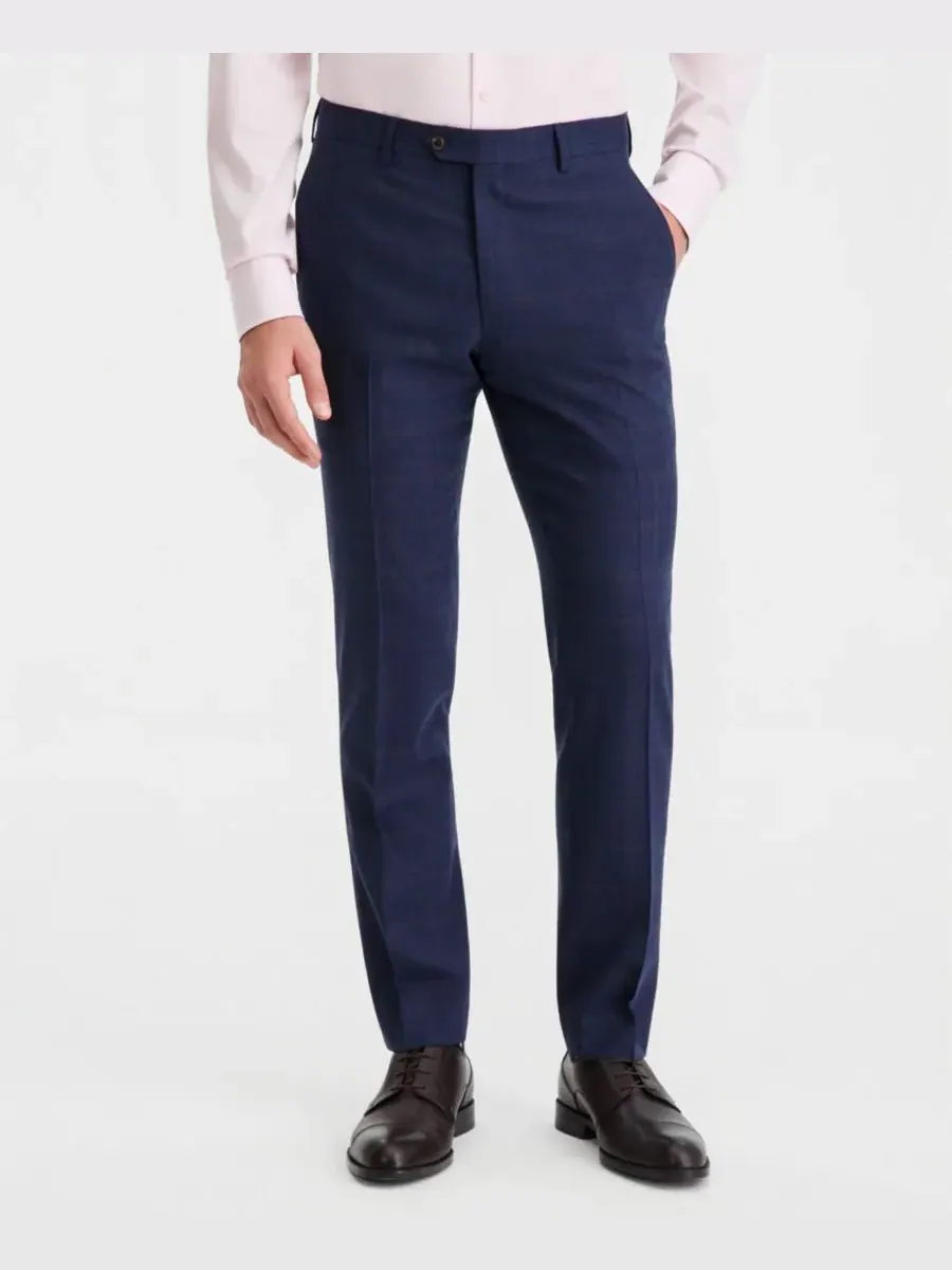 Мужской костюм современного кроя, состоящий из отдельных брюк Ted Baker — изображение 3 из 7, синий коричневый