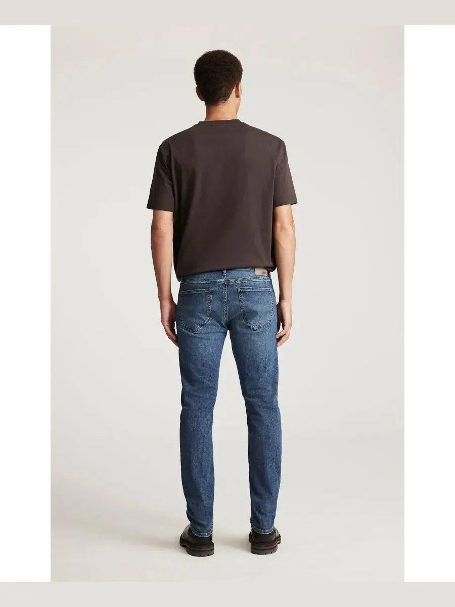 Мужские брюки Mavi Jake Slim Leg, винтажные, Mavi Jeans — изображение 3 из 3, синий