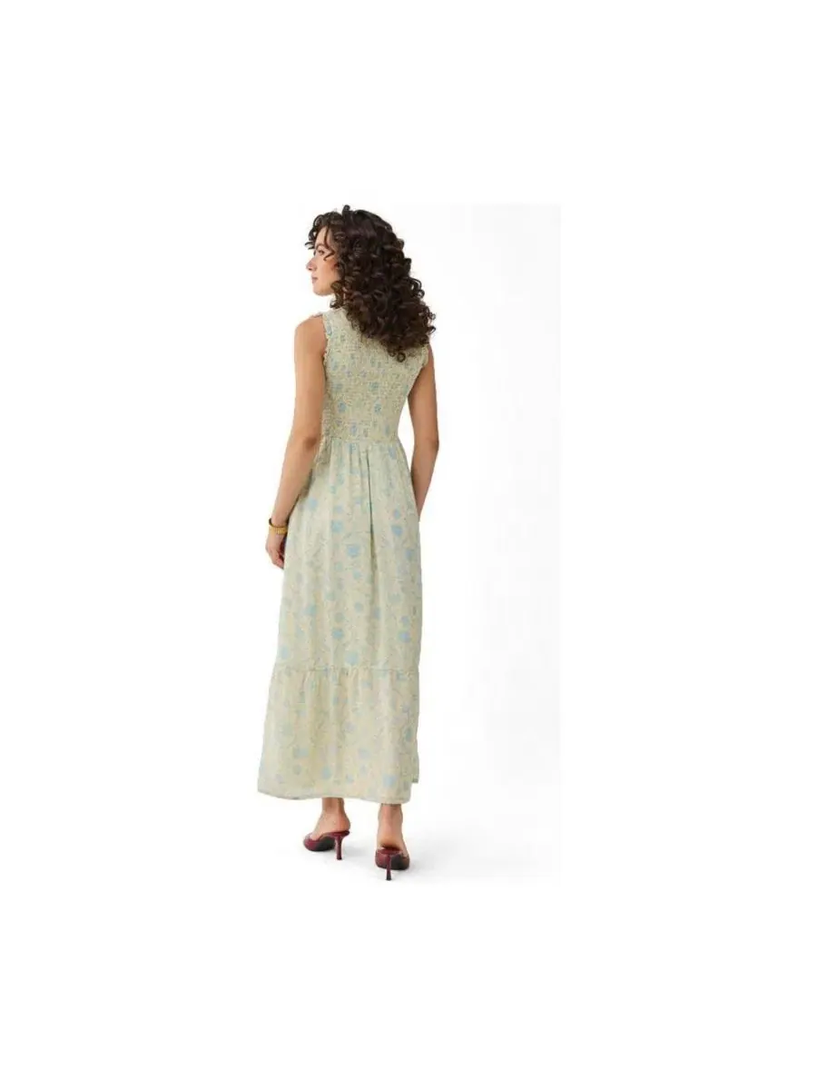Платье макси без рукавов Smocked Maxi Reistor — изображение 2 из 11, желтый