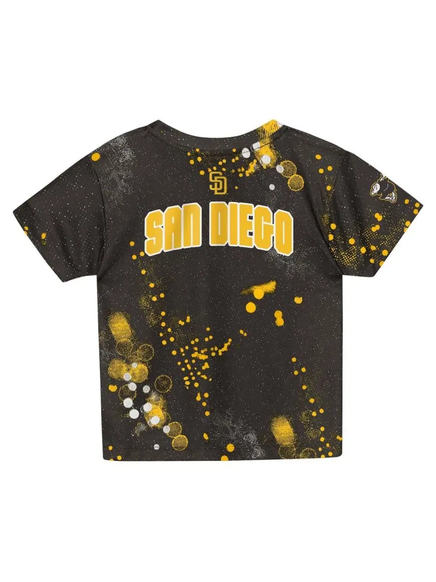 Комплект из футболки и шорт San Diego Padres Pinch Hitter Infielder Outerstuff — изображение 3 из 5, коричневый