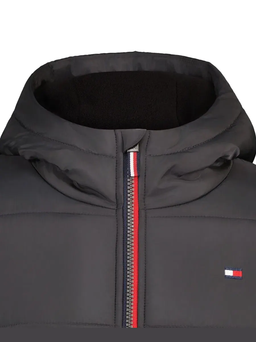 Куртка-пуховик с капюшоном Tommy Hilfiger — изображение 4 из 11, темный серый