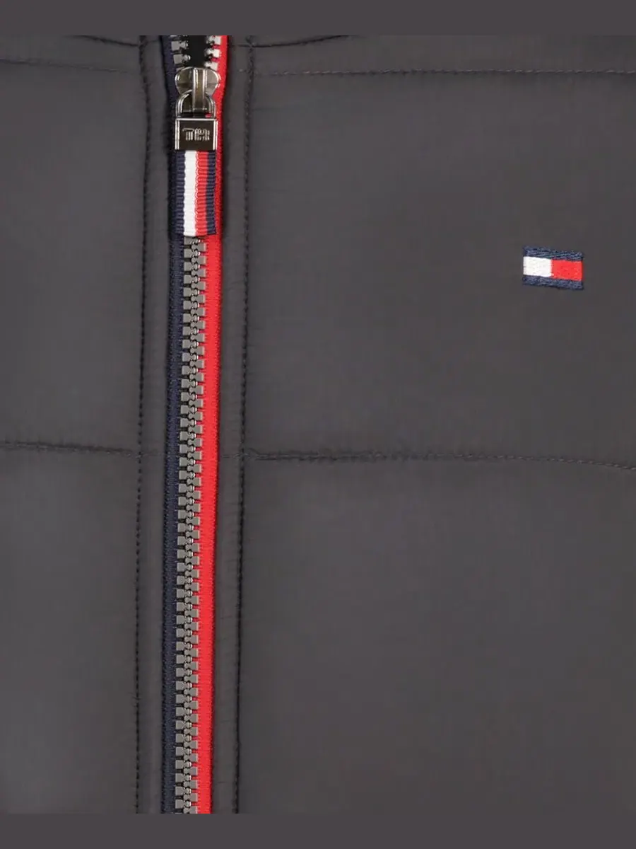 Куртка-пуховик с капюшоном Tommy Hilfiger — изображение 5 из 11, темный серый