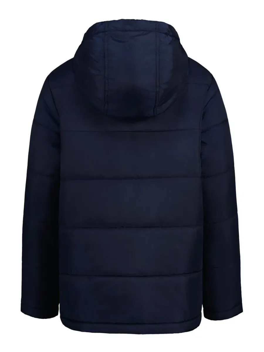 Пуховик для мальчика с логотипом Tommy Hilfiger — изображение 2 из 11, темно-синий