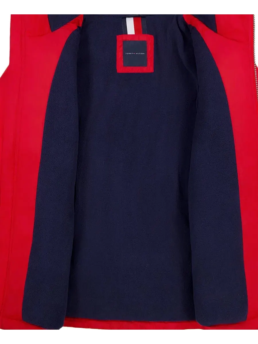 Пуховик для мальчика с логотипом Tommy Hilfiger — изображение 11 из 11, темно-синий