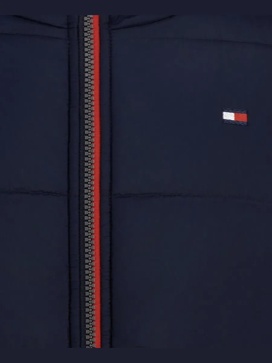 Пуховик для мальчика с логотипом Tommy Hilfiger — изображение 5 из 11, темно-синий