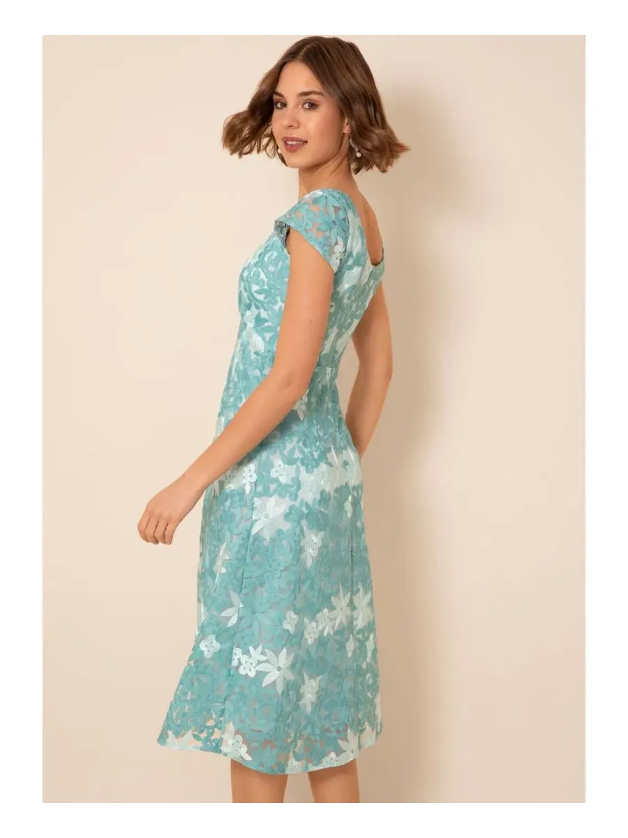 Женское платье Шарлотта Alie Street London — изображение 4 из 8, голубой