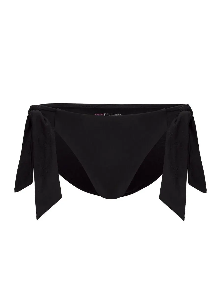 Плавки бикини из микрофибры Perry Swimwear Adore Me — изображение 4 из 5, черный