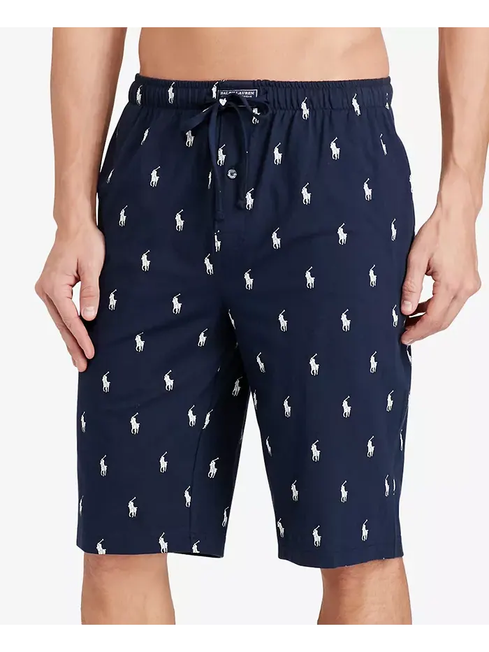 Шорты Polo Ralph Lauren Cotton Logo — изображение 1 из 1, темно-синий