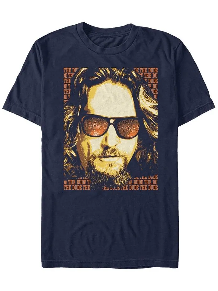 Мужская футболка The Big Lebowski с текстовым плакатом и короткими рукавами The Dude Fifth Sun — изображение 1 из 1